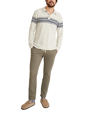 Ellias Long Sleeved Striped Sweater Polo