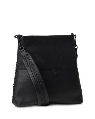 Iconic Slim Messenger Leather Crossbody Bag