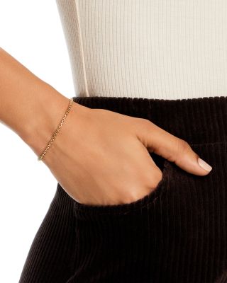 14K Yellow Gold Heavy Metal Medium Box Link Chain Bracelet