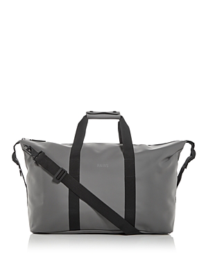 Shop Rains Hilo Waterproof Weekender Bag In Gray