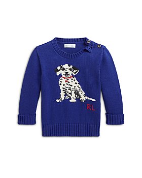 Ralph Lauren - Boys' Dalmatian Intarsia Cotton Sweater - Baby