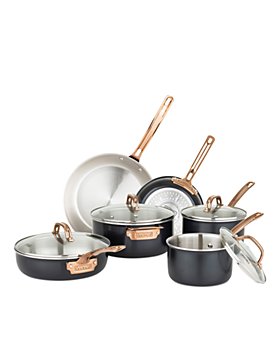 GCP Products Calphalon Classic Hard-Anodized Nonstick Pots And Pans,  10-Piece Cookware Set