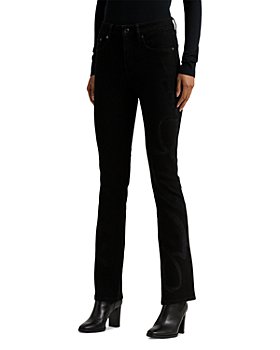 Ralph Lauren - High Rise Bootcut Jeans in Black
