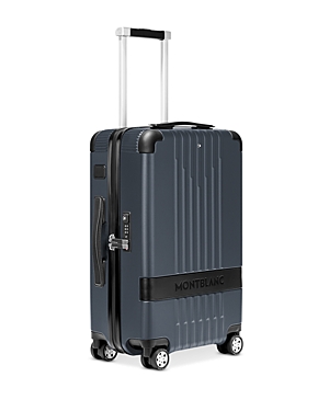 Montblanc Trolley Cabin Compact Four Wheel Suitcase In Gray