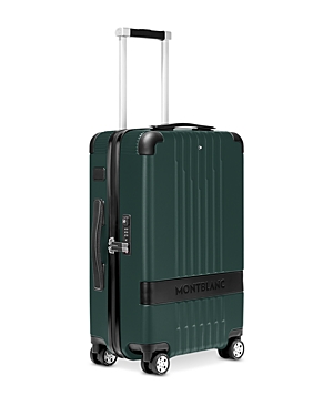 Montblanc Trolley Cabin Compact Four Wheel Suitcase In Green