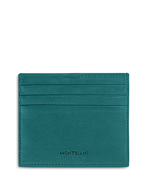 Montblanc Extreme 3.0 Leather 6cc Card Holder In Green