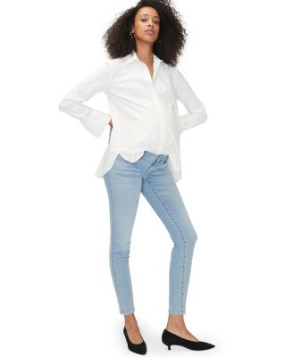 Under the Bump Slim Maternity Jean in Light Wash