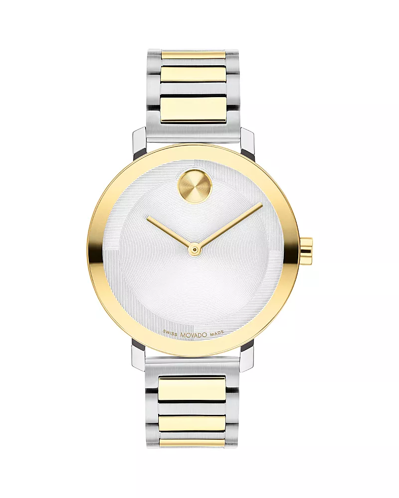 Movado Bold Evolution 2.0 Two Tone Watch, 34mm