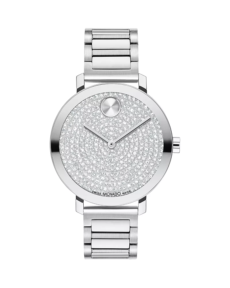 Movado Bold Evolution 2.0 Crystal Dial Watch, 34mm