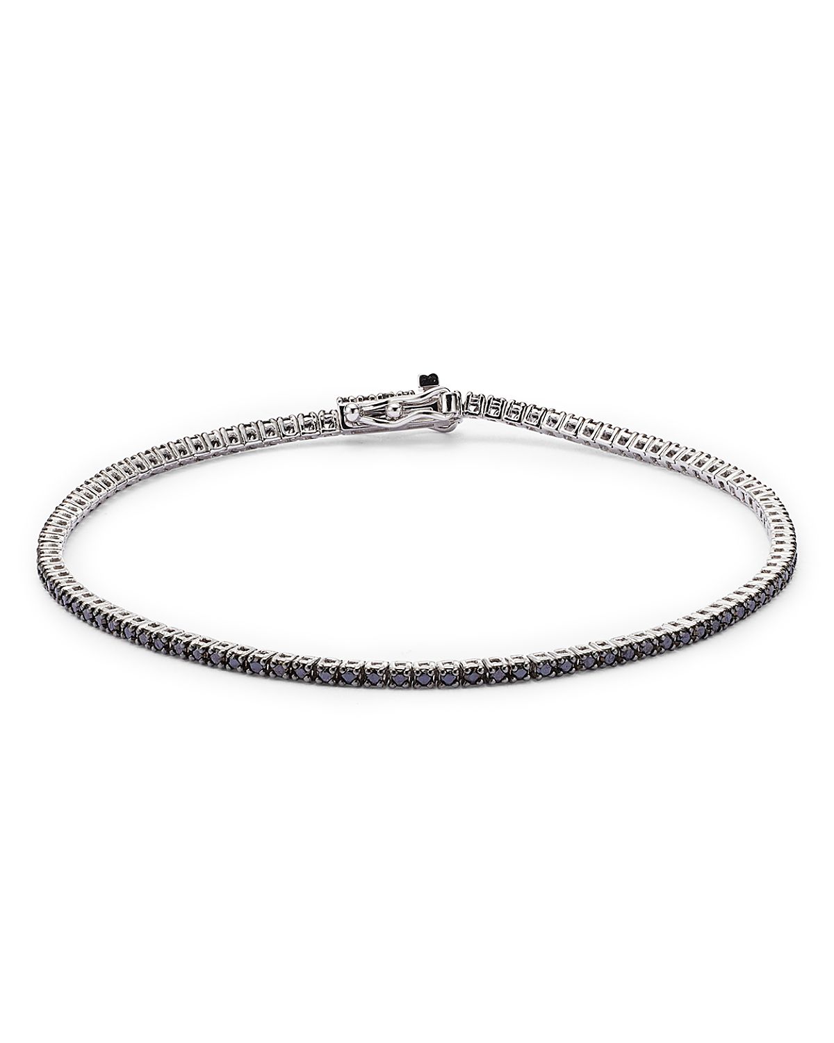 Bloomingdale's Fine Collection Black Diamond Tennis Bracelet