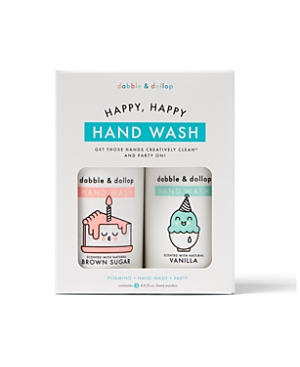 Dabble & Dollop Kids' Happy Happy Handwash Duo In White