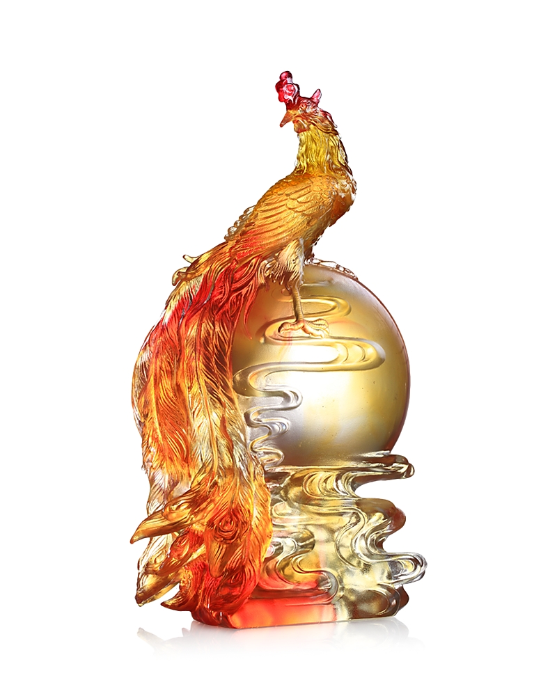 Liuli Splendor Of The Phoenix Crystal Figure In Multi