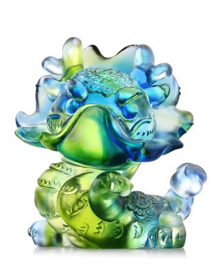 Chinese Zodiac Animals in Bright Florals  So Spirited Crystal Figure