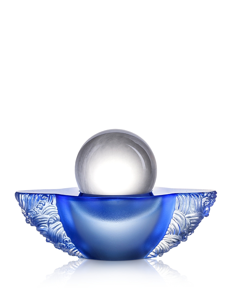Liuli As The Good World Turns Kindness Turns This Good World Crystal Figure In Blue