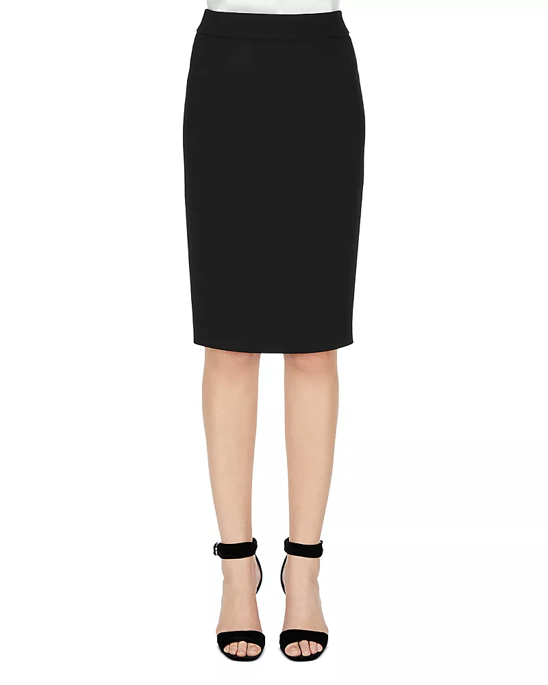 Emporio Armani Cady Crepe Pencil Skirt