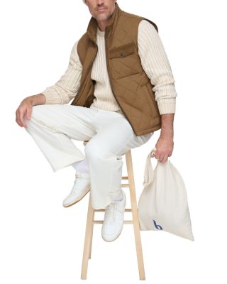 Barnet Quilted Corduroy Trimmed Water Resistant Vest