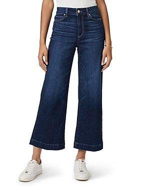 Shop Paige Anessa High Rise Ankle Wide Leg Jeans In Symbolism