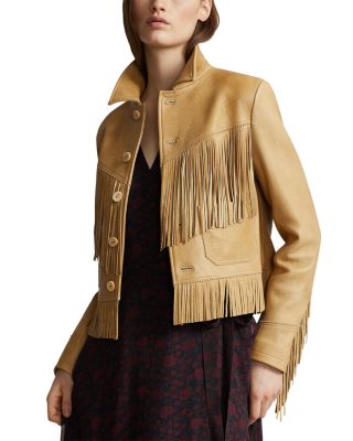 LAUREN hotsell DRY GOODS CO. Leather Fringe Jacket 3XL (Repair needed)