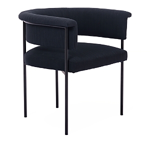 Shop Tov Furniture Taylor Performance Linen Dining Chair In Black