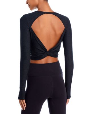 Sunrise Cropped Cutout Tee