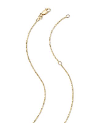 Blue Sapphire & Diamond Flower Pendant Necklace in 14K Yellow Gold, 18"