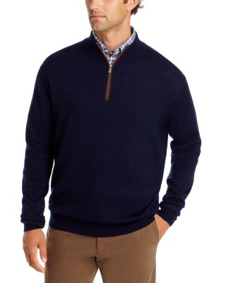 Peter Millar Crown Autumn Crest Quarter Zip Sweater