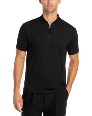 HUGO - Dekok Quarter Zip Short Sleeve Polo Shirt