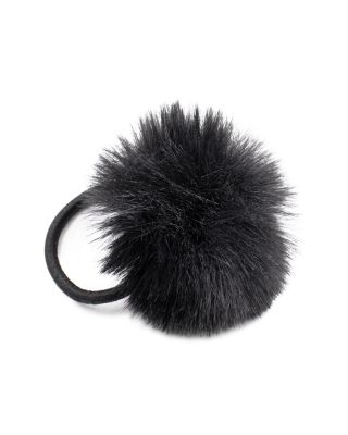 Girls' Faux Rex Pom Hair Elastics - One Size