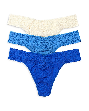 HANKY PANKY ORIGINAL-RISE THONGS, SET OF 3