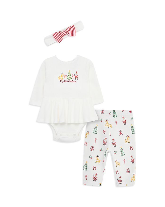 Little Me Girls Holiday Bodysuit Pants Set Baby Bloomingdale s
