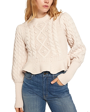 Joie Edita Wool Peplum Sweater