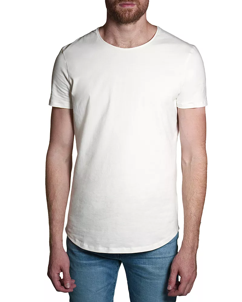 Monfrere Blanc Short Sleeve Stretch Crewneck Tee