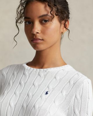 Cotton Cable Knit Sweater