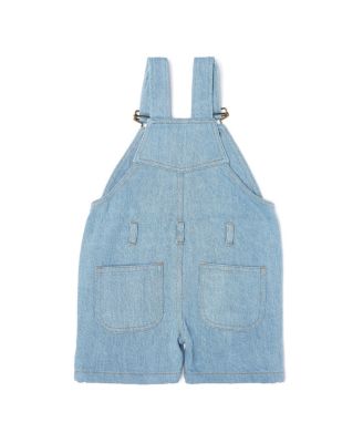 Unisex Classic Pale Denim Overall Shorts - Baby, Little Kid, Big Kid