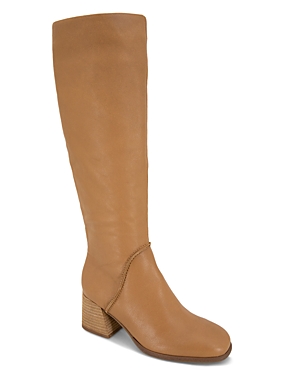 Shop Gentle Souls By Kenneth Cole Women's Sacha Knee High Boots In Beige Leather