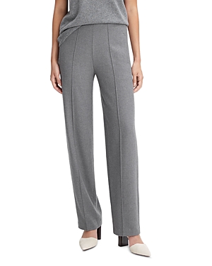 Shop Vince Brushed Mid Rise Pants In Flint