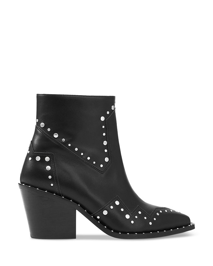 The Kooples Women s Santiag Studded Ankle Booties Bloomingdale s