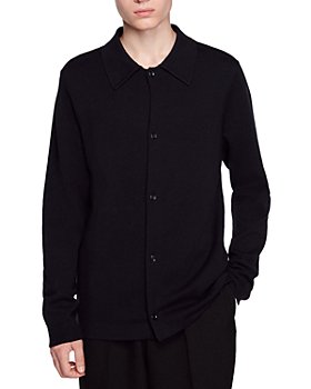 Sandro - Wool Blend Cardigan Shirt