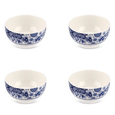 Spode - Blue Italian Brocato 4.3" Bowl, Set of 4