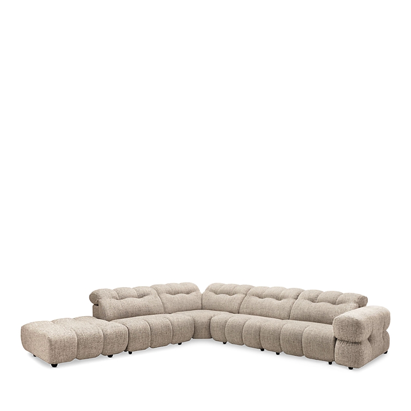 Chateau D'ax Marcella 5 Piece Power Sectional In Neutral