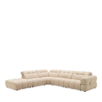 Chateau d'Ax - Marcella 5-Piece Power Reclining Fabric Sectional