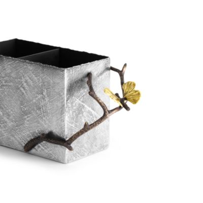 Butterfly Ginkgo Double Cutlery Caddy