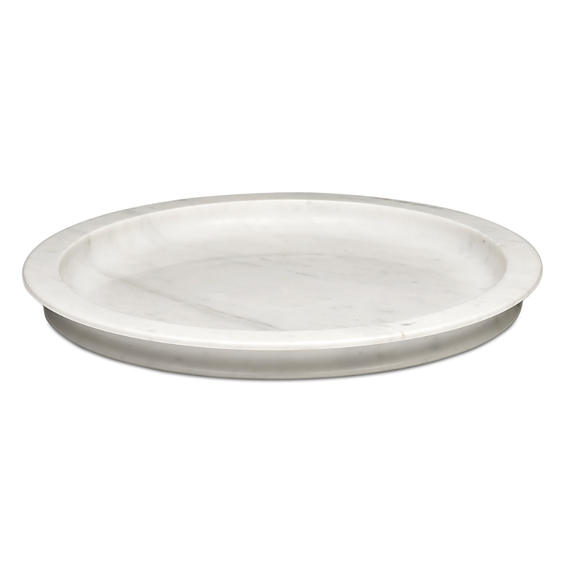 Serax X Kelly Wearstler Dune White Marble Tray Large In White