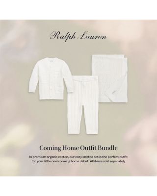 Unisex Pointelle Knit Organic Cotton Blanket - Baby