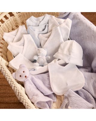 Unisex 11 Piece Organic Cotton Gift Set - Baby