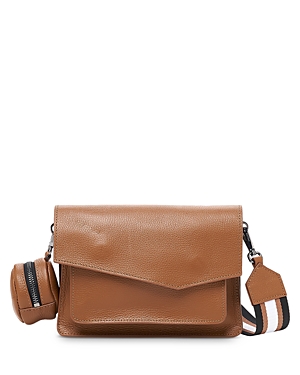Shop Botkier Cobble Hill Small Leather Crossbody In Caramel