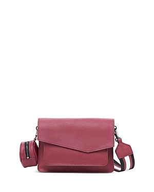 Shop Botkier Cobble Hill Small Leather Crossbody In Malbec