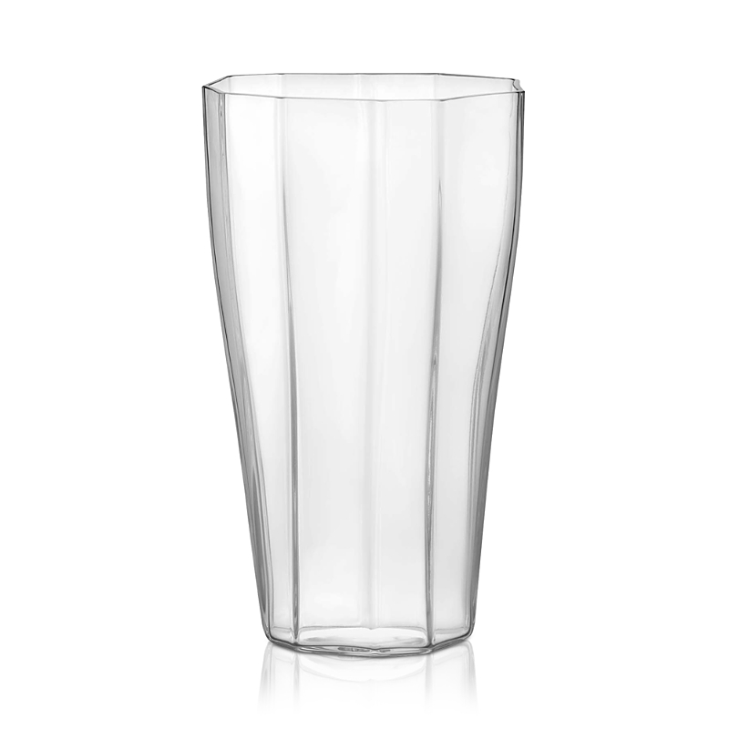 Orrefors Medium Clear Reed Vase In Clear