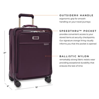 Baseline Global Carry On Spinner Suitcase