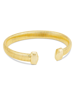 Shop Kendra Scott Heather Cuff Bracelet In 14k Gold Plated In Gold Metal